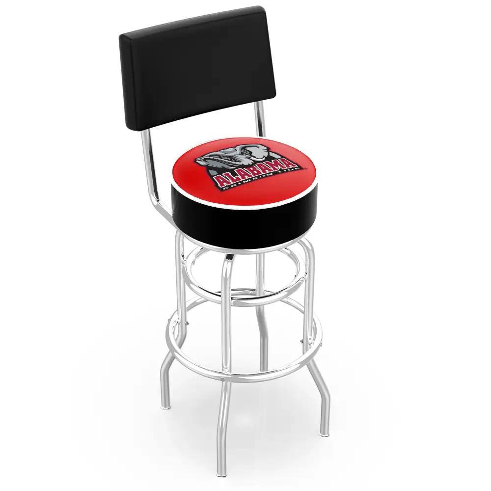 5’’ Cushion Swivel Stool with Back - 25’’ / Big Al - Novelties