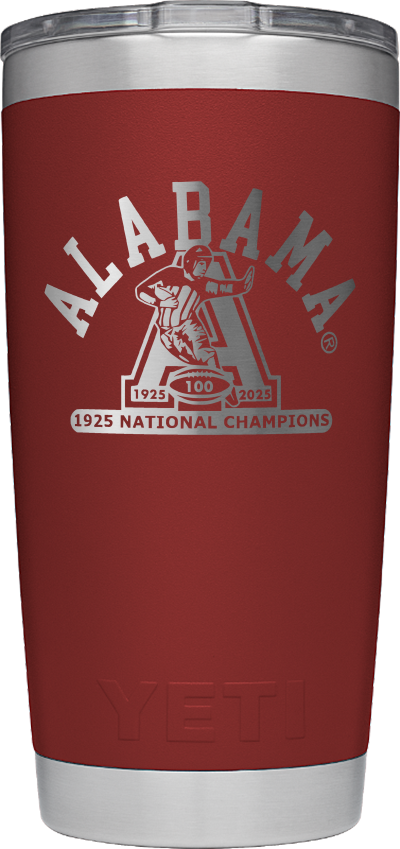 EXCLUSIVE BDS COLLECTION Crimson 20 oz Engraved Tumbler 100 Year
