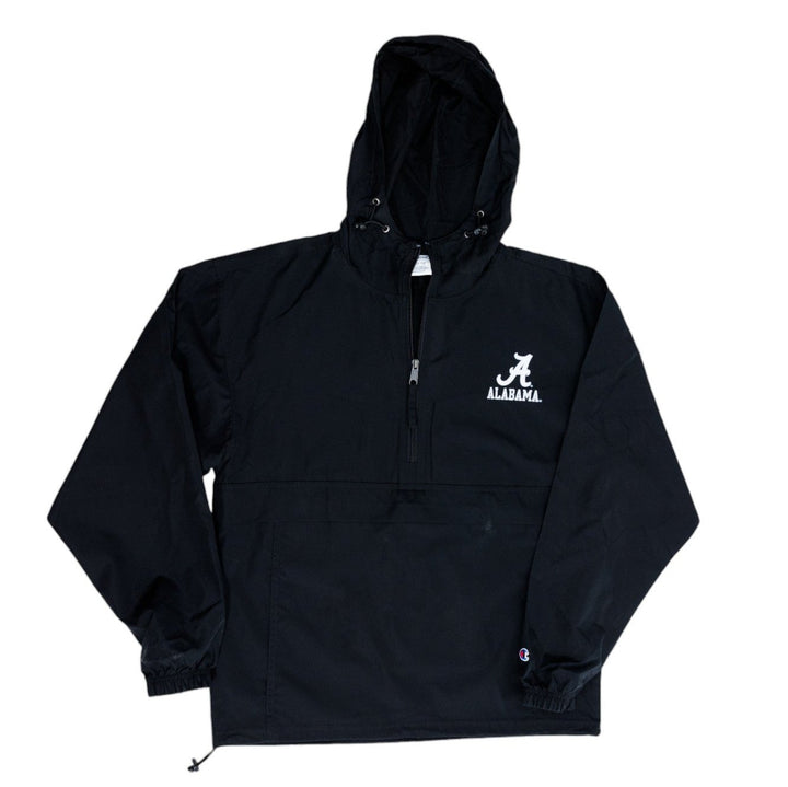 Youth Black Half Zip Packable Jacket
