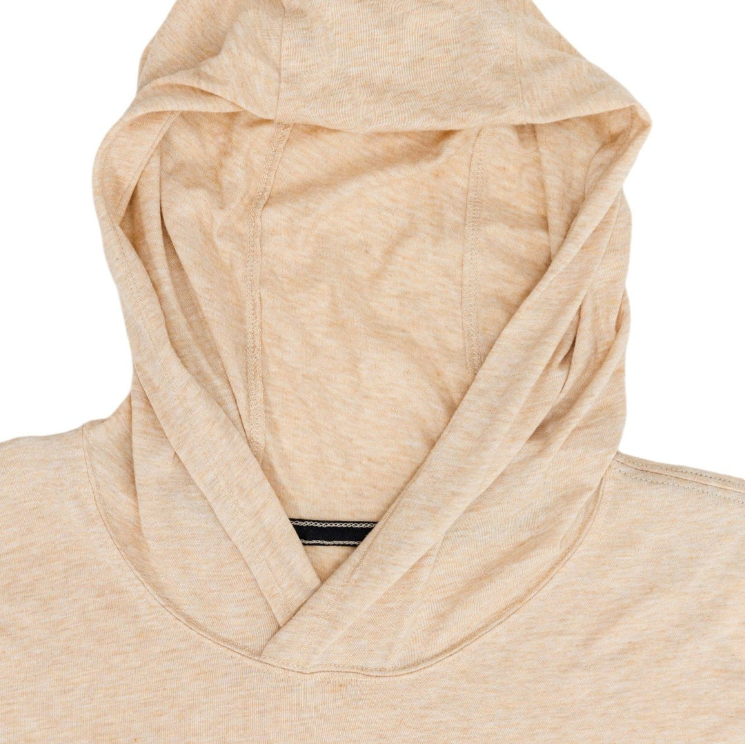 Men's Beige Hooded Tee