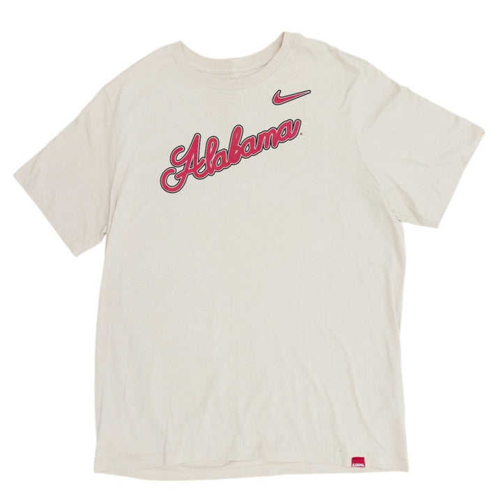 Men's Beige Alabama Script Tee