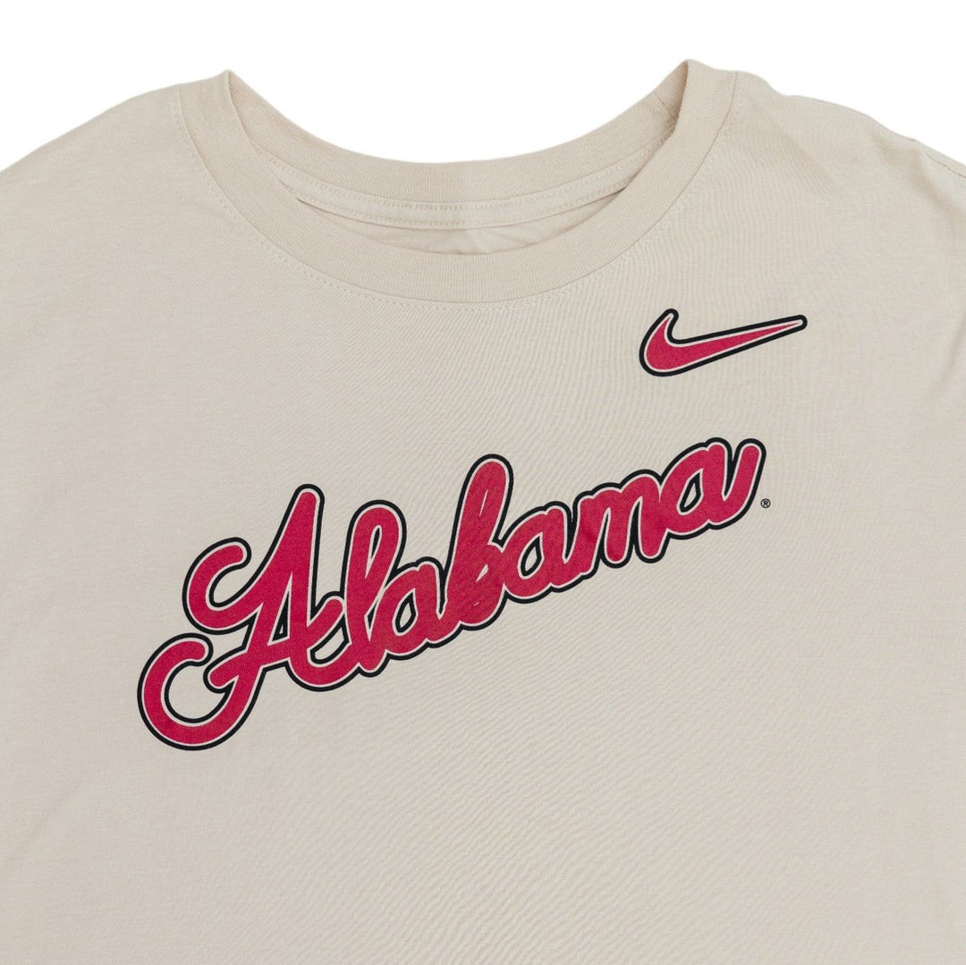 Men's Beige Alabama Script Tee