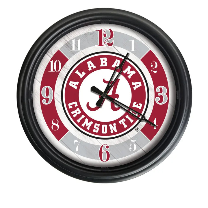 14’’ Indoor/Outdoor LED Wall Clock - Script A - Novelties
