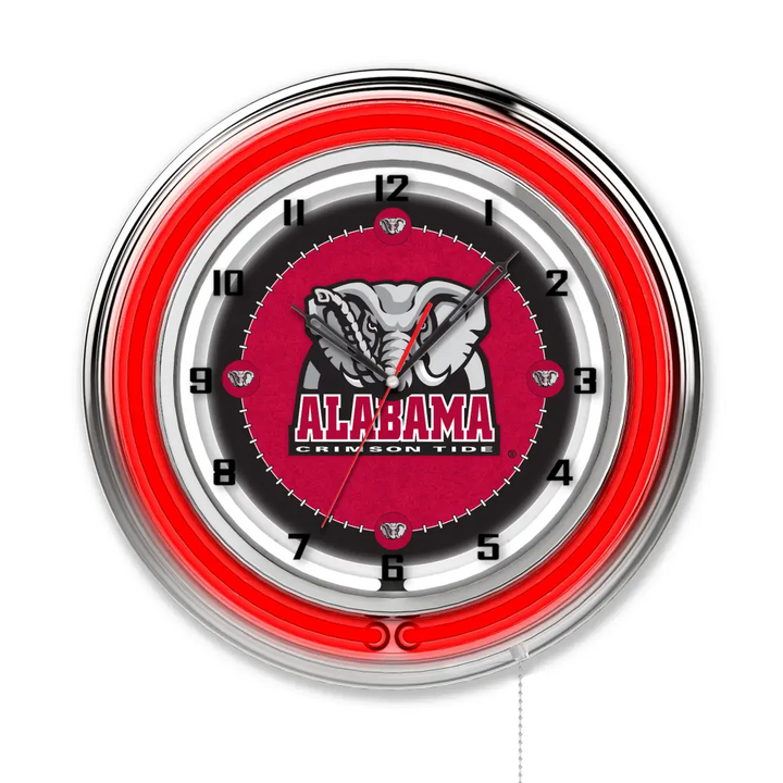 19’’ Double Neon Wall Clock - Big Al - Novelties