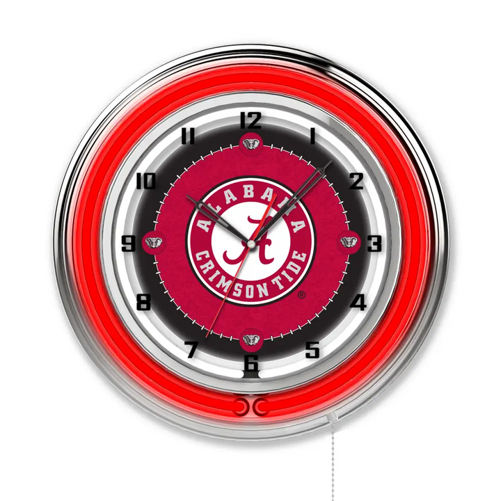 19’’ Double Neon Wall Clock - Script A - Novelties