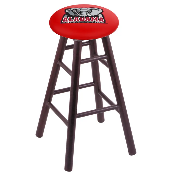 36’’ Big Al Oak Bar Stool - Dark Cherry - Novelties