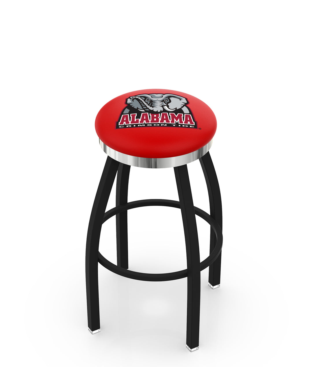 2.5" Cushion Single Ring Two-Tone Swivel Stool