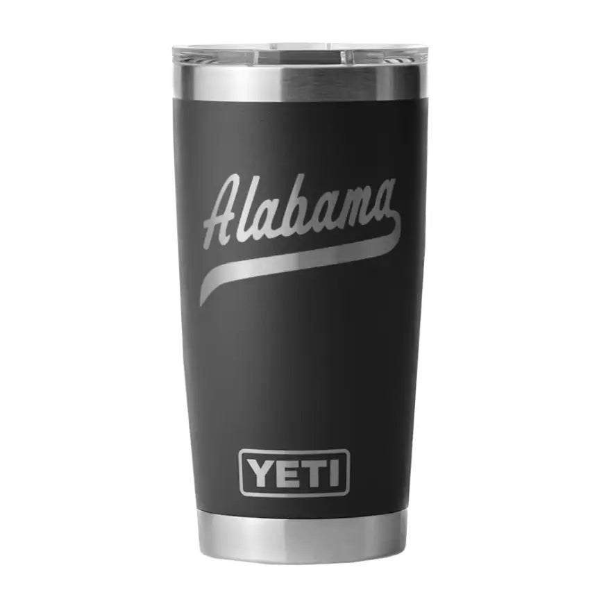 Black Rambler 20 oz Alabama Tumbler - Drinkware
