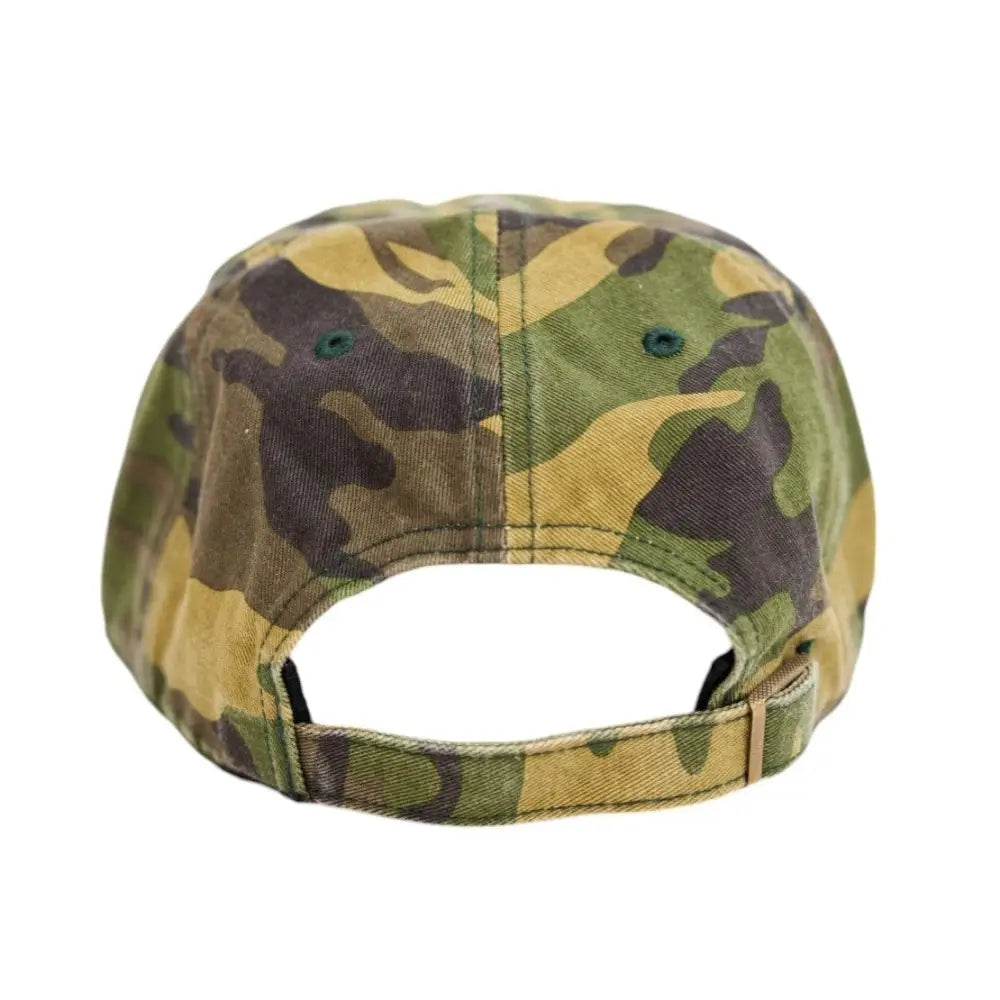 Adult Camo Script A Clean Up Cap - Camouflage - Headwear