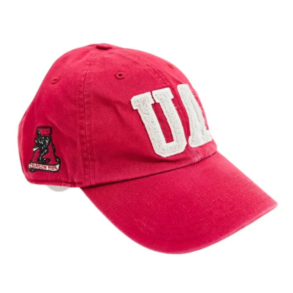 Adult Crimson UA Logo Clean Up Cap - Crimson - Headwear