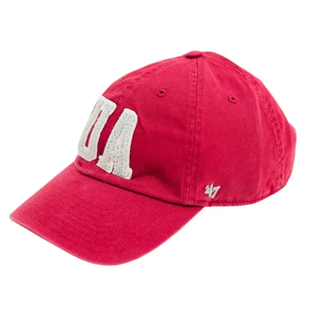 Adult Crimson UA Logo Clean Up Cap - Crimson - Headwear