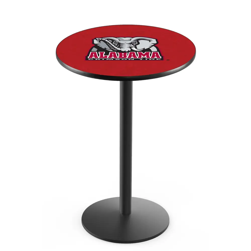 Big Al Black Circular Base Pub Table - Novelties