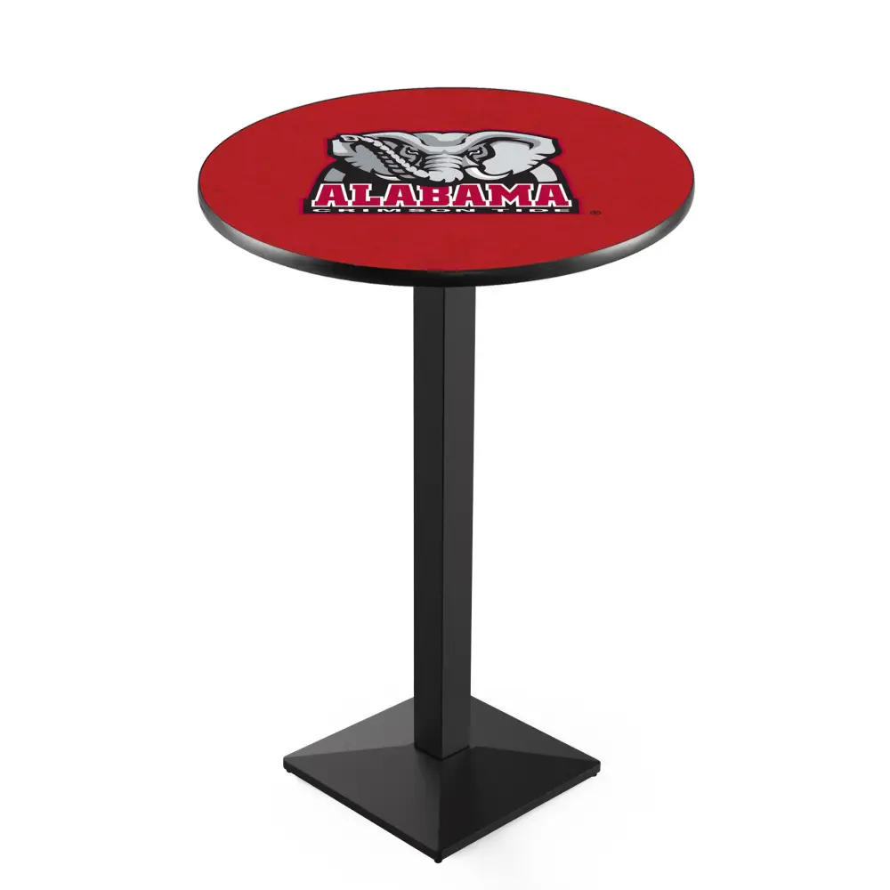 Big Al Black Square Base Pub Table - Novelties