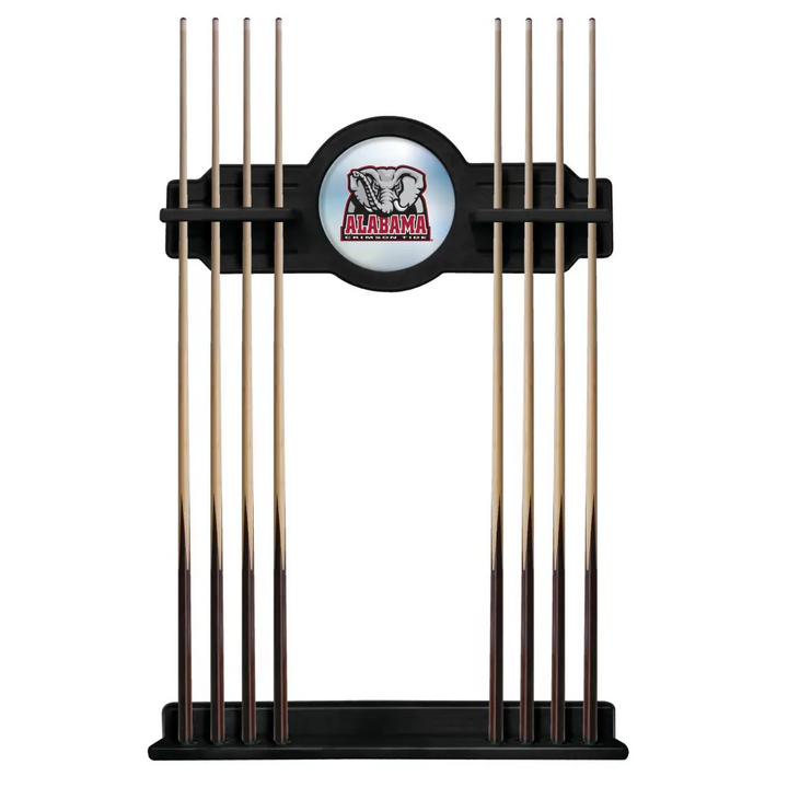 Big Al Solid Wood Cue Rack - Black - Novelties
