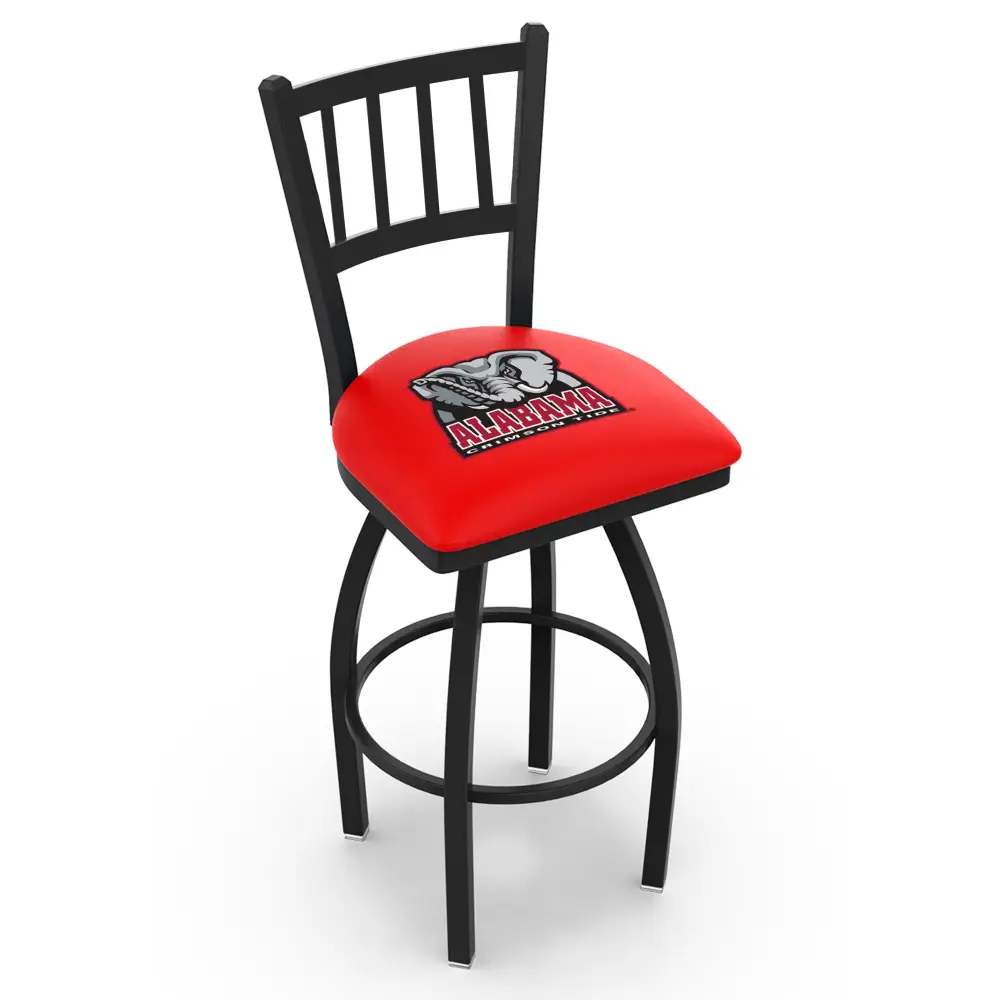 Big Al Swivel Stool with Jailhouse Back - Novelties