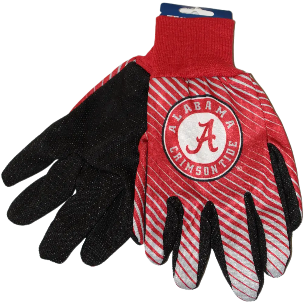 Crimson Two-Tone Gloves - Crimson - Accessories
