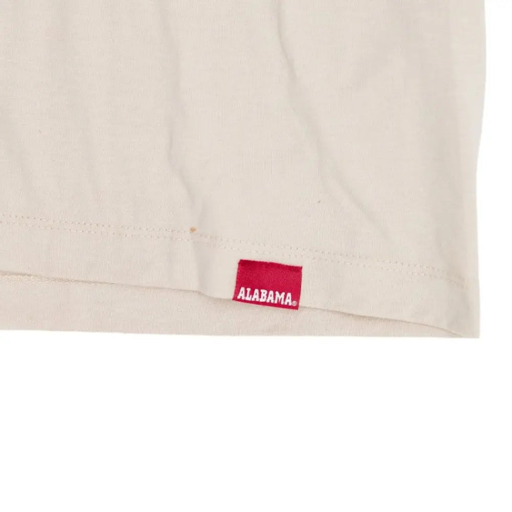 Men’s Beige Alabama Script Tee - Apparel