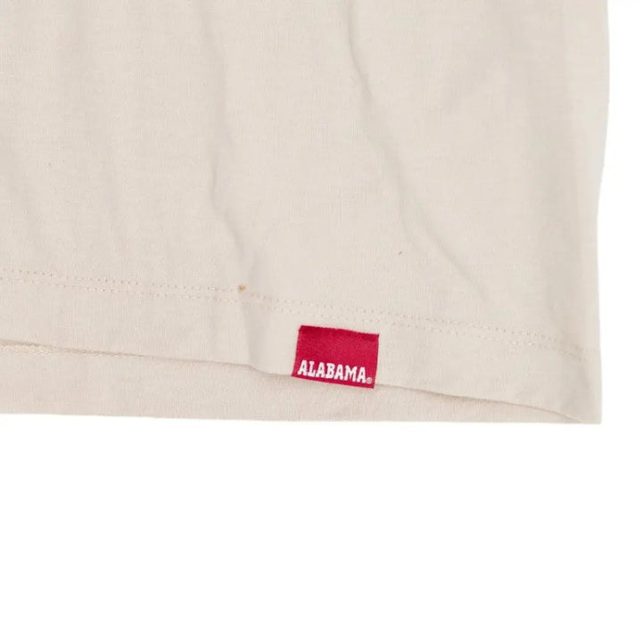 Men’s Beige Alabama Script Tee - Apparel