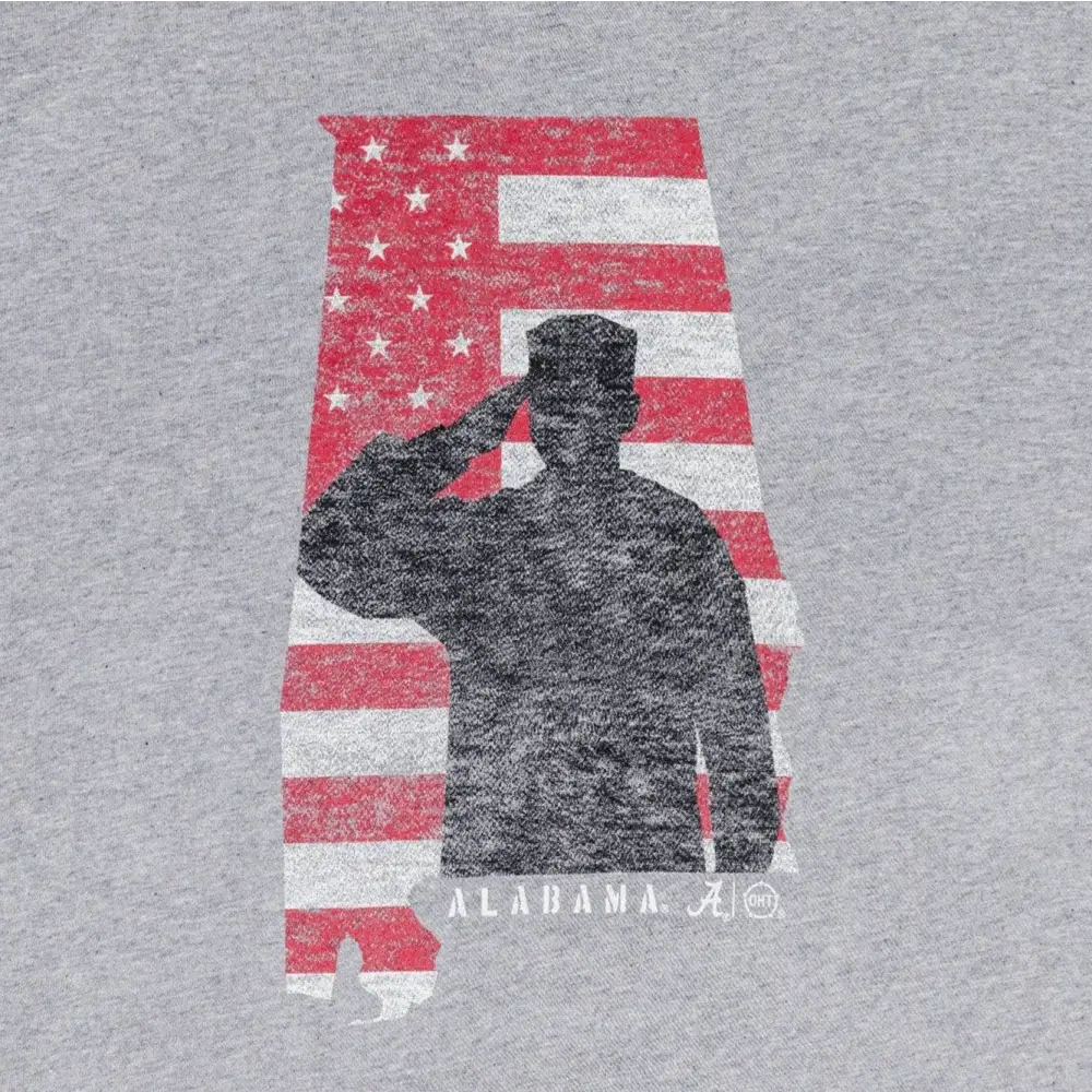 Men’s Gray Super Rival Patriot Tee - Apparel