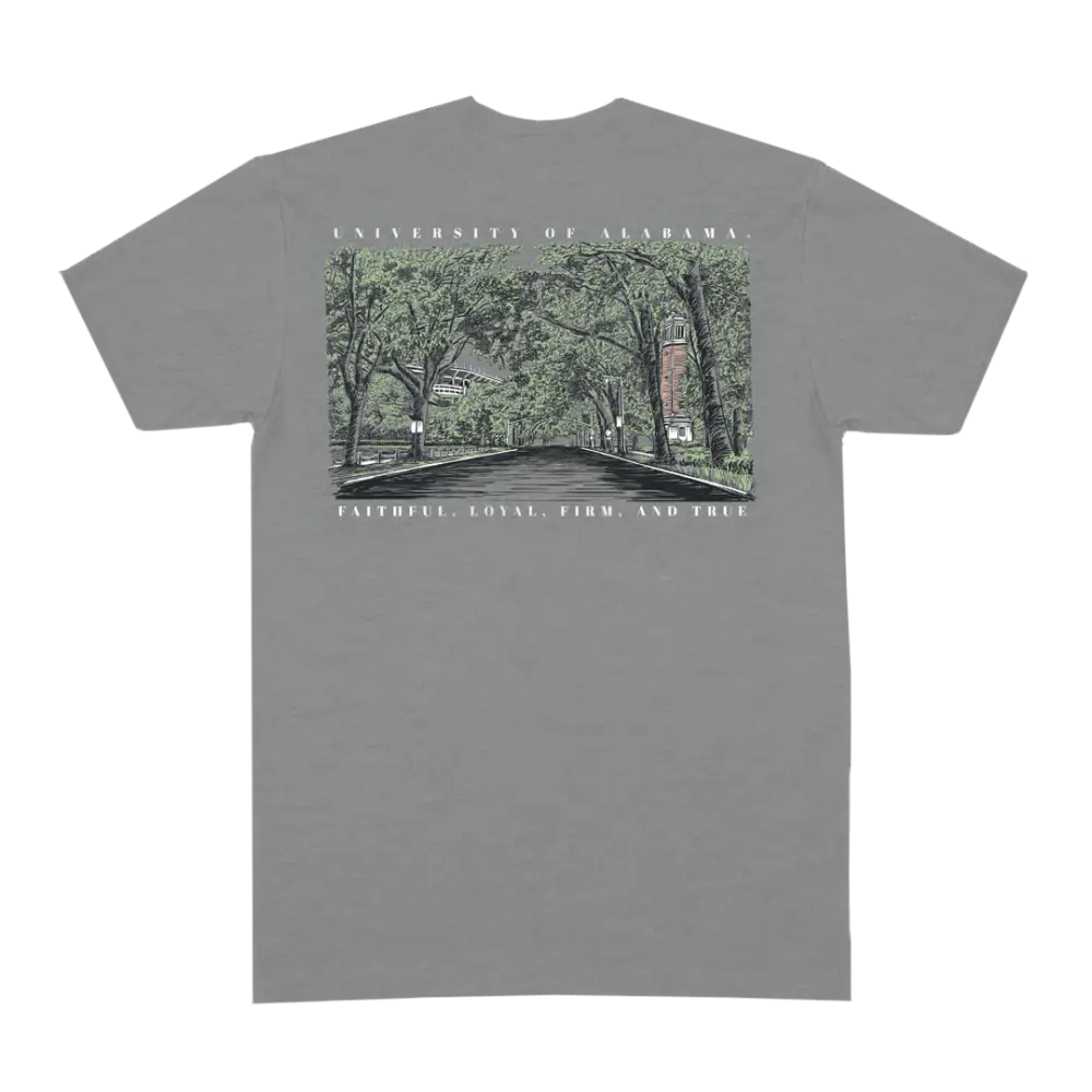 Men’s Gray University Boulevard Tee - Apparel