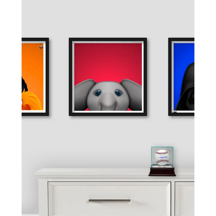 Minimalist Big Al Art Print - Art Print