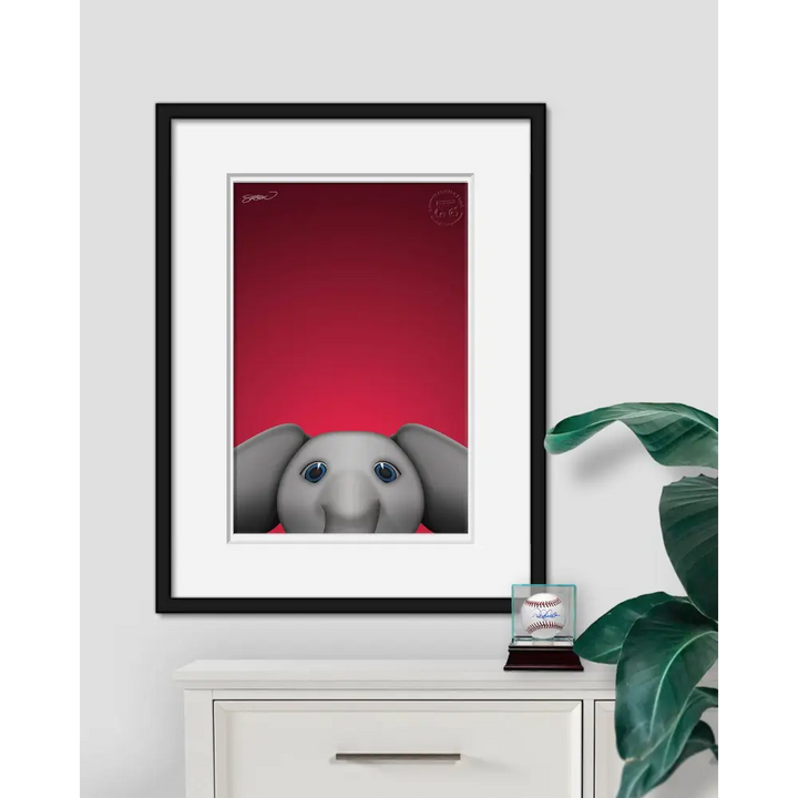 Minimalist Big Al Art Print - Art Print