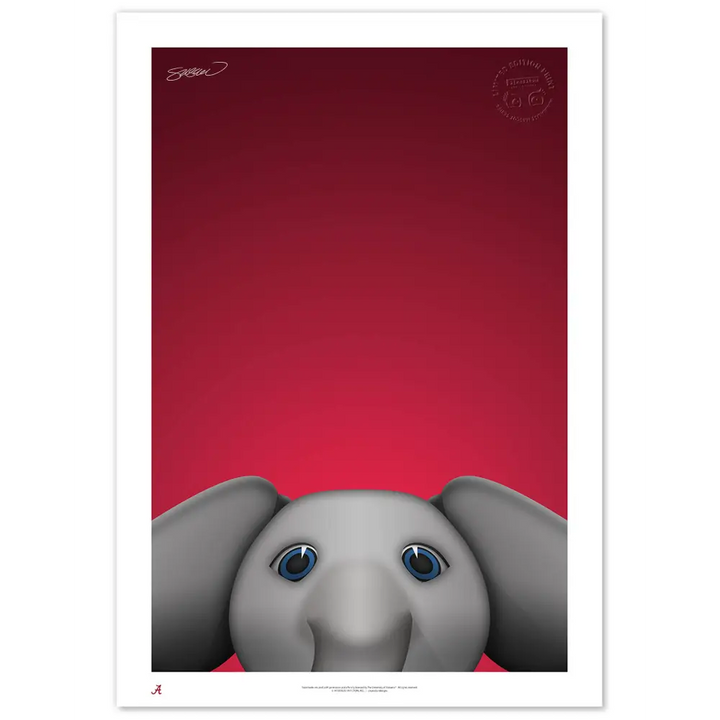 Minimalist Big Al Art Print - Medium Art Print / Print only - Art Print