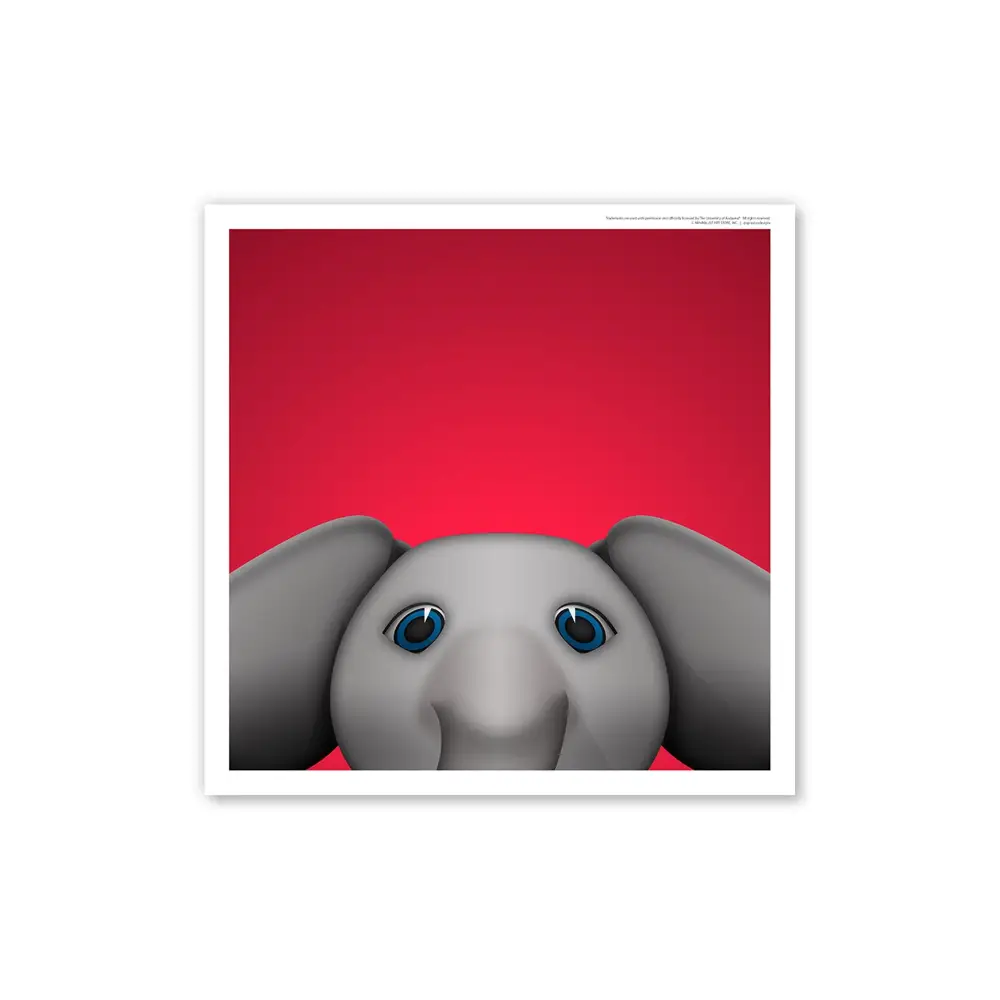 Minimalist Big Al Art Print - Square Poster Print / Print only - Art Print