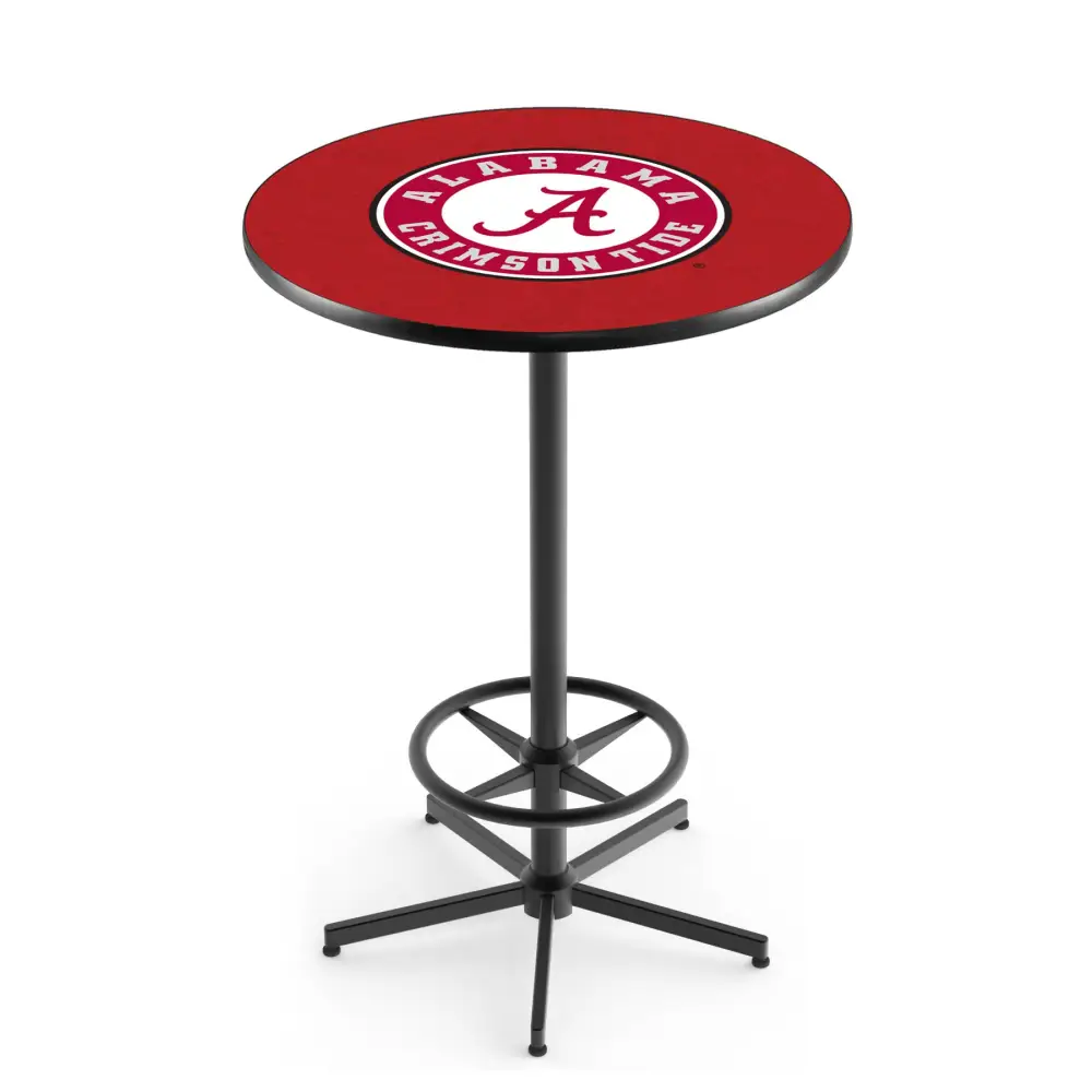 Script A Black Foot Ring Pub Table - Novelties