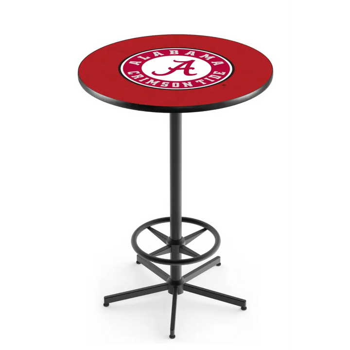 Script A Black Foot Ring Pub Table - Novelties