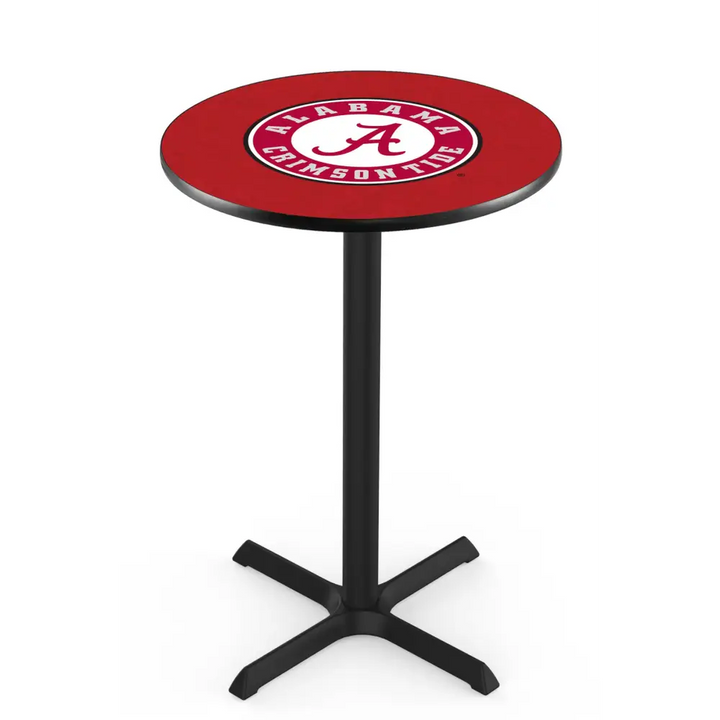 Script A Black Four-Legged Pub Table - Novelties
