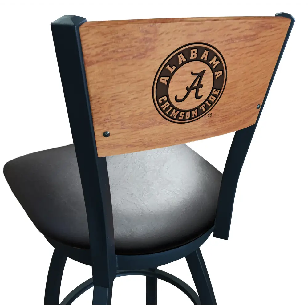 Script A Laser Engraved Metal Stool - Novelties