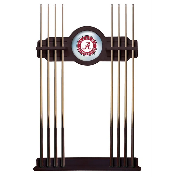 Script A Solid Wood Cue Rack - English Tudor - Novelties