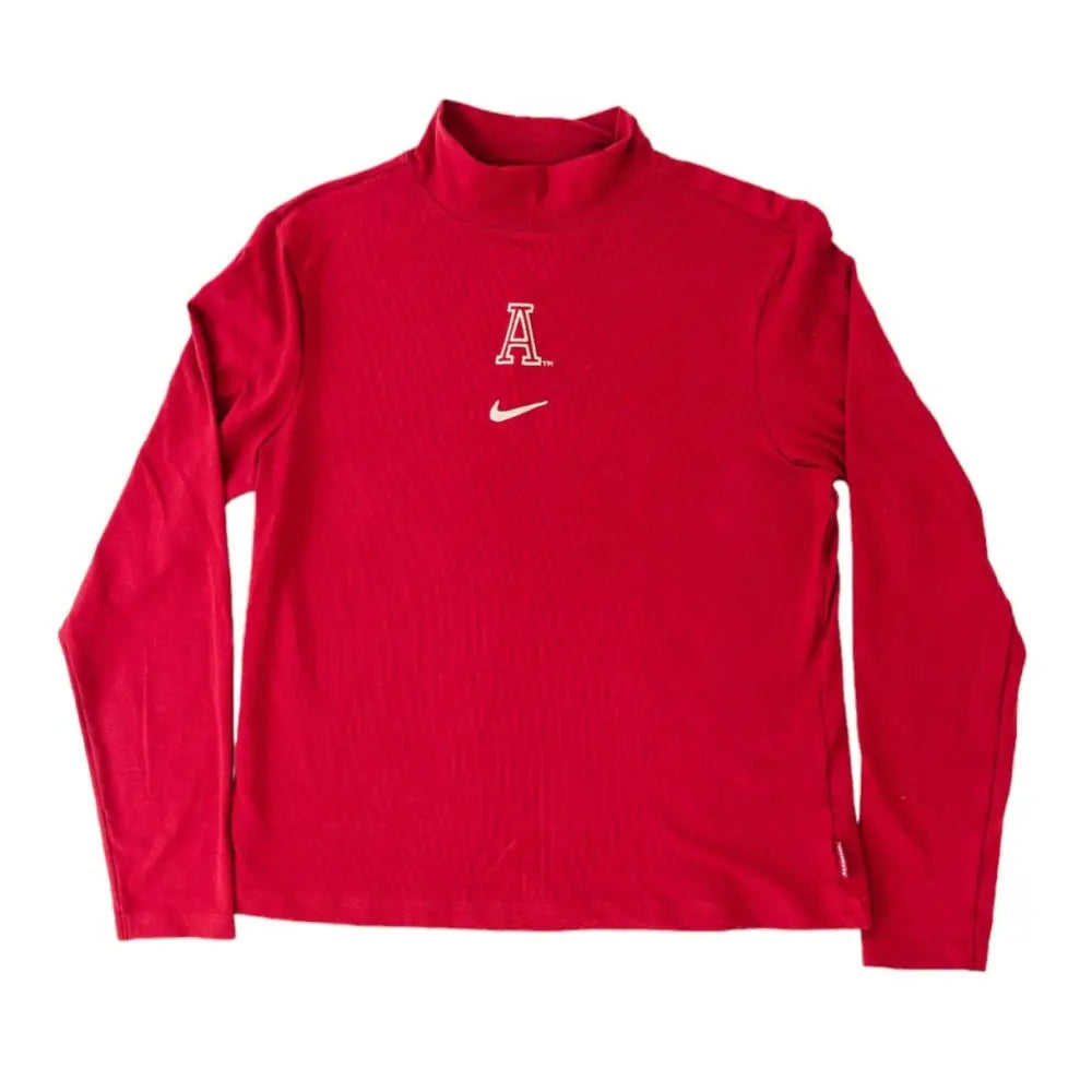 Women’s Crimson Essential Mock Crew - Apparel