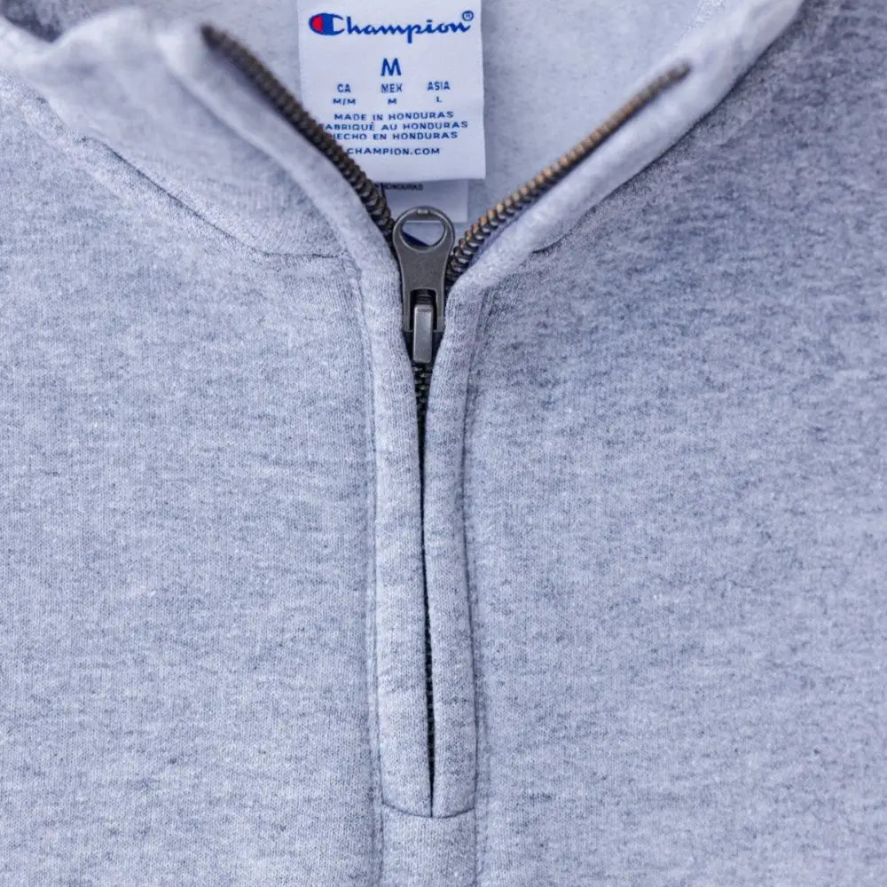 Womens Gray Quarter Zip Jacket 2