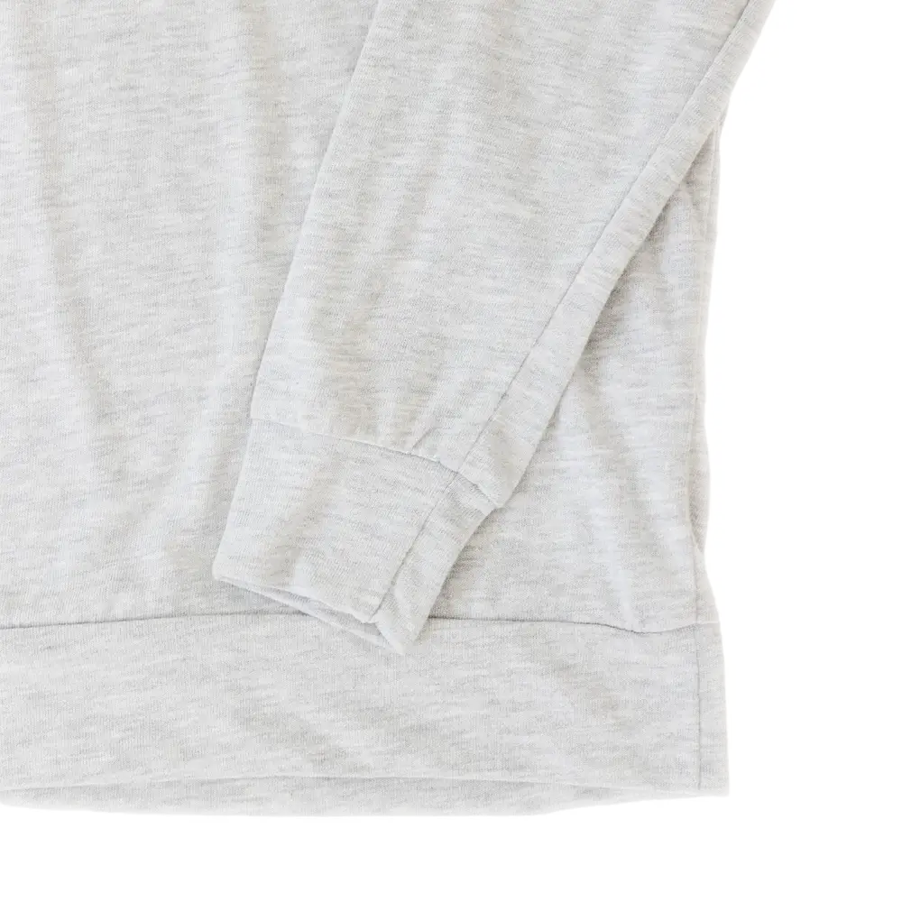 Women’s Grey Long Sleeve Fade Crew - Outerwear