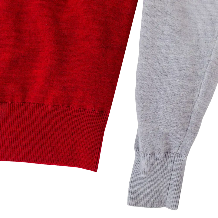 Women’s Two-Tone Crimson Quarter Zip Jacket - Outerwear